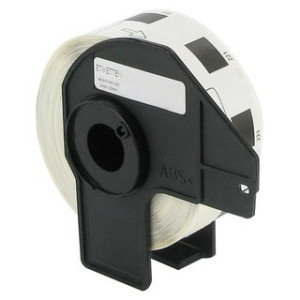 Quadratische-Etiketten Brother (DK-11221), 23mm x 23mm, 1000 Etiketten/Rolle, weiss, permanent