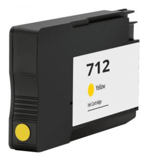 Drucker-Patrone rebuilt HP (712) Yellow HP DesignJet T-200/210/230/250/630/650