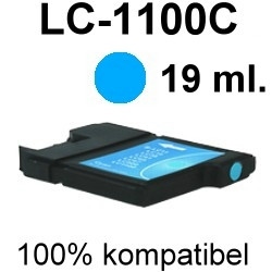Drucker-Patrone kompatibel Brother (LC-1100C) Cyan MFC-490CW/790CW/795CW/990CW/5490CN/5890CN/5895CW/6490CW/6690CW/6890CDW/J615W, DCP-185C/383C/385C/387C/395CN/585CW/6690CW/J715W Drucker-Patrone kompatibel Brother (LC-1100C) Cyan MFC-490CW/790CW/795CW/990CW/5490CN/5890CN/5895CW/6490CW/6690CW/6890CDW/J615W, DCP-185C/383C/385C/387C/395CN/585CW/6690CW/J715W