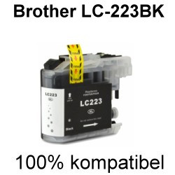Drucker-Patrone kompatibel Brother (LC-223BK) Black MFC-J 4420 DW, MFC-J 4425 DW, MFC-J 4620 DW, MFC-J 4625 DW, MFC-J 5320 DW, MFC-J 5600 Series, MFC-J 5620 DW, MFC-J 5625 DW, MFC-J 5720 DW, Drucker-Patrone kompatibel Brother (LC-223BK) Black MFC-J 4420 DW, MFC-J 4425 DW, MFC-J 4620 DW, MFC-J 4625 DW, MFC-J 5320 DW, MFC-J 5600 Series, MFC-J 5620 DW, MFC-J 5625 DW, MFC-J 5720 DW,