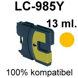 Drucker-Patrone kompatibel Brother (LC-985Y) Yellow MFC-J220/J265W/J410/J415W, DCP-J125/J315W/J515W Drucker-Patrone kompatibel Brother (LC-985Y) Yellow MFC-J220/J265W/J410/J415W, DCP-J125/J315W/J515W