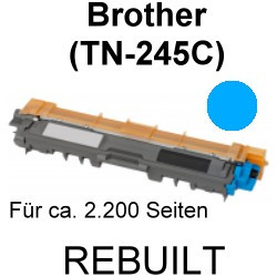Toner-Patrone rebuilt Brother (TN-245C) Cyan HL-3140CW/3150CDN/3150CDW/3170CDW, MFC-9130CW/9140CDN/9330CDW/9340CDW Toner-Patrone rebuilt Brother (TN-245C) Cyan HL-3140CW/3150CDN/3150CDW/3170CDW, MFC-9130CW/9140CDN/9330CDW/9340CDW