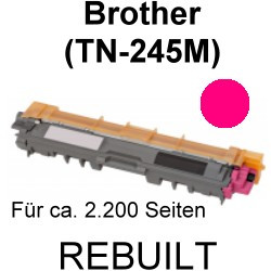 Toner-Patrone rebuilt Brother (TN-245M) Magenta HL-3140CW/3150CDN/3150CDW/3170CDW, MFC-9130CW/9140CDN/9330CDW/9340CDW Toner-Patrone rebuilt Brother (TN-245M) Magenta HL-3140CW/3150CDN/3150CDW/3170CDW, MFC-9130CW/9140CDN/9330CDW/9340CDW