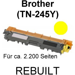 Toner-Patrone rebuilt Brother (TN-245Y) Yellow HL-3140CW/3150CDN/3150CDW/3170CDW, MFC-9130CW/9140CDN/9330CDW/9340CDW Toner-Patrone rebuilt Brother (TN-245Y) Yellow HL-3140CW/3150CDN/3150CDW/3170CDW, MFC-9130CW/9140CDN/9330CDW/9340CDW