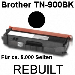 Toner-Patrone rebuilt Brother (TN-900BK) Black,  HL L 9200 Cdwt/L 9300 Cdwtt/MFC L 9500 Series/MFC L 9550 CDW/MFC L 9550 Cdwt Toner-Patrone rebuilt Brother (TN-900BK) Black,  HL L 9200 Cdwt/L 9300 Cdwtt/MFC L 9500 Series/MFC L 9550 CDW/MFC L 9550 Cdwt