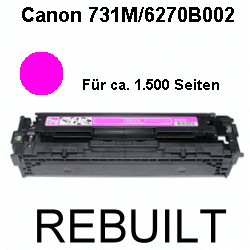 Toner-Patrone rebuilt Canon (CRG-731M/6270B002) Magenta I-Sensys LBP-7100CN/7100Series/7110CW, MF-8200Series/8230CN/8280CW Toner-Patrone rebuilt Canon (CRG-731M/6270B002) Magenta I-Sensys LBP-7100CN/7100Series/7110CW, MF-8200Series/8230CN/8280CW