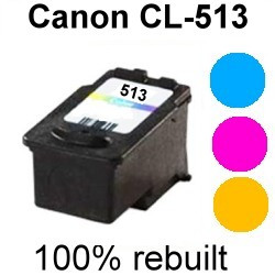 Drucker-Patrone rebuilt Canon (CL-513) Pixma MP-230/240/250/260/270/280/287/480/490/495/499, MX-320/330/340/350/360/410/420 Drucker-Patrone rebuilt Canon (CL-513) Pixma MP-230/240/250/260/270/280/287/480/490/495/499, MX-320/330/340/350/360/410/420