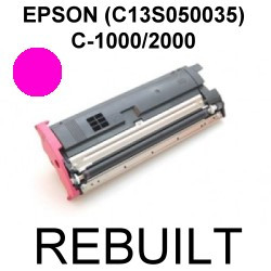 Toner-Patrone rebuilt Epson (C13S050035) Magenta Aculaser C1000/C1000N/C2000/C2000DT/C2000PS, C-1000/C-1000N/C-2000/C-2000DT/C-2000PS Toner-Patrone rebuilt Epson (C13S050035) Magenta Aculaser C1000/C1000N/C2000/C2000DT/C2000PS, C-1000/C-1000N/C-2000/C-2000DT/C-2000PS