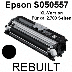 Toner-Patrone rebuilt Epson (C13S050557) Black für Epson Aculaser C-1600, CX-16/16DNF/16DTNF/16NF Toner-Patrone rebuilt Epson (C13S050557) Black für Epson Aculaser C-1600, CX-16/16DNF/16DTNF/16NF