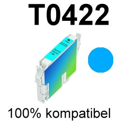 Drucker-Patrone kompatibel Epson (T042240/T0422) Cyan Stylus C82/C82N/C82WN, CX-5100/5200/5300/5400