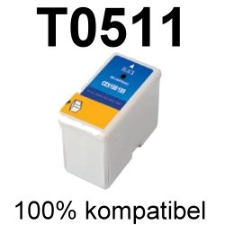 Drucker-Patrone kompatibel Epson (T051140/T0511) Black Epson Stylus Color 740/760/800/810/850/860/1160/1520 Drucker-Patrone kompatibel Epson (T051140/T0511) Black Epson Stylus Color 740/760/800/810/850/860/1160/1520