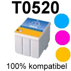 Drucker-Patrone kompatibel Epson (T052040/T0520) Color Epson Stylus Color 400/440/460/600/640/650/660/670/700/740/760/800/810/850/860 Drucker-Patrone kompatibel Epson (T052040/T0520) Color Epson Stylus Color 400/440/460/600/640/650/660/670/700/740/760/800/810/850/860
