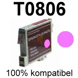 Drucker-Patrone kompatibel Epson (T080640/T0806) Magenta-Hell Epson Stylus Photo R265/R285/R360, RX560/RX585/RX595/RX685, PX650/PX660/PX700/PX710/PX720/PX730/PX800/PX810/PX820/PX830 Drucker-Patrone kompatibel Epson (T080640/T0806) Magenta-Hell Epson Stylus Photo R265/R285/R360, RX560/RX585/RX595/RX685, PX650/PX660/PX700/PX710/PX720/PX730/PX800/PX810/PX820/PX830