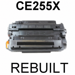 Toner-Patrone rebuilt HP (CE255X/55X) Black LaserJet P3011/P3015/P3015D/P3015DN/P3015N/P3015X Toner-Patrone rebuilt HP (CE255X/55X) Black LaserJet P3011/P3015/P3015D/P3015DN/P3015N/P3015X
