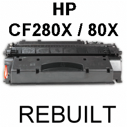 Toner-Patrone rebuilt HP (CF280X/80X) LaserJet Pro-400 M401 A/D/DN/DNE/DW/N, Pro-400 M425 DN/DW Toner-Patrone rebuilt HP (CF280X/80X) LaserJet Pro-400 M401 A/D/DN/DNE/DW/N, Pro-400 M425 DN/DW