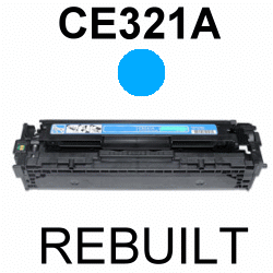 Toner-Patrone rebuilt HP (CE321A/128A) Cyan LaserJet PRO CP-1525/CP-1525N/CP-1525NW, CM-1415FN/CM-1415FNW Toner-Patrone rebuilt HP (CE321A/128A) Cyan LaserJet PRO CP-1525/CP-1525N/CP-1525NW, CM-1415FN/CM-1415FNW