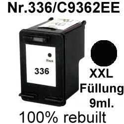 Drucker-Patrone rebuilt HP (NO.336/C9362EE) Black HP DeskJet-5420V/5432/5440/5440XI/5442/D4100Series/D4145/D4155/D4160, PSC-1500/1510/1513 Drucker-Patrone rebuilt HP (NO.336/C9362EE) Black HP DeskJet-5420V/5432/5440/5440XI/5442/D4100Series/D4145/D4155/D4160, PSC-1500/1510/1513