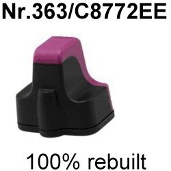 Drucker-Patrone rebuilt HP (Nr.363 XL/C8772EE) Magenta mit Chip HP Photosmart-3100/3108/3110/3210/3310/8250/C5100/C5140/C5150/C5170/C5175/C5180/C5185/C5190/C5194/C6100/C6150/C6160/C6170/C6175/C6180/C6185/C6190/C6200/C6240/C6250/C6270/C6280/C6285/C7100 Drucker-Patrone rebuilt HP (Nr.363 XL/C8772EE) Magenta mit Chip HP Photosmart-3100/3108/3110/3210/3310/8250/C5100/C5140/C5150/C5170/C5175/C5180/C5185/C5190/C5194/C6100/C6150/C6160/C6170/C6175/C6180/C6185/C6190/C6200/C6240/C6250/C6270/C6280/C6285/C7100