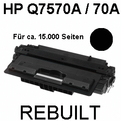 Toner-Patrone rebuilt HP (Q7570A/70A) Black, Laserjet M 5000 Series/5025 MFP/5035 MFP/5035 X MFP/5035 XS MFP