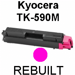 Toner-Patrone rebuilt Kyocera/Mita (TK-590M) Magenta FS-C 2026MFP/2026MFP Plus/2126MFP/2126MFP Plus/2526MFP/2626MFP/5250DN Toner-Patrone rebuilt Kyocera/Mita (TK-590M) Magenta FS-C 2026MFP/2026MFP Plus/2126MFP/2126MFP Plus/2526MFP/2626MFP/5250DN