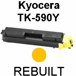 Toner-Patrone rebuilt Kyocera/Mita (TK-590Y) Yellow FS-C 2026MFP/2026MFP Plus/2126MFP/2126MFP Plus/2526MFP/2626MFP/5250DN Toner-Patrone rebuilt Kyocera/Mita (TK-590Y) Yellow FS-C 2026MFP/2026MFP Plus/2126MFP/2126MFP Plus/2526MFP/2626MFP/5250DN