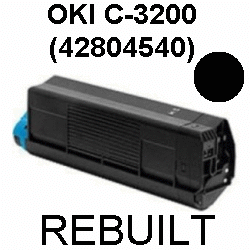 Toner-Patrone rebuilt Oki (42804540) Black C-3200/C3200 Toner-Patrone rebuilt Oki (42804540) Black C-3200/C3200