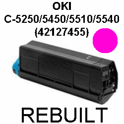 Toner-Patrone rebuilt Oki (42127455) Magenta C-5250/5450/5510/5540,C5250/C5450/C5510/C5540 Toner-Patrone rebuilt Oki (42127455) Magenta C-5250/5450/5510/5540,C5250/C5450/C5510/C5540