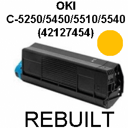 Toner-Patrone rebuilt Oki (42127454) Yellow C-5250/5450/5510/5540,C5250/C5450/C5510/C5540 Toner-Patrone rebuilt Oki (42127454) Yellow C-5250/5450/5510/5540,C5250/C5450/C5510/C5540