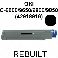 Toner-Patrone rebuilt Oki (42918916) Black C9600/C9650/C9800/C9850/C-9600/9650/9800/9850 Toner-Patrone rebuilt Oki (42918916) Black C9600/C9650/C9800/C9850/C-9600/9650/9800/9850