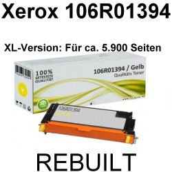 Toner-Patrone rebuilt Xerox (106R01394) Yellow Phaser 6280/6280DN/6280DNM/6280N Toner-Patrone rebuilt Xerox (106R01394) Yellow Phaser 6280/6280DN/6280DNM/6280N