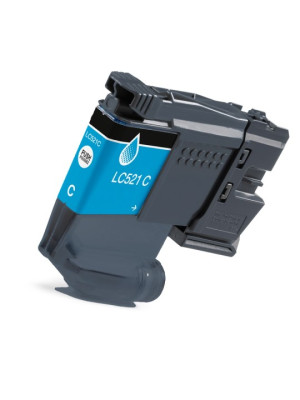 Drucker-Patrone kompatibel Brother (LC-521 C) Cyan, Brother DCP-J 1260W/1300/1310/1313/1360/1460DW