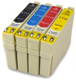 Multipack Drucker-Patrone Epson (T0711-T0713) BK/C/M/Y Multipack Drucker-Patrone Epson (T0711-T0713) BK/C/M/Y