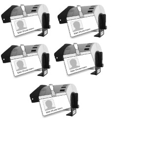 5 x Etiketten kompatible Brother (DK-N55224), 54mm x 30,48m, 1 Rolle - 30,48 Meter, weiss, nicht klebend 5 x Etiketten kompatible Brother (DK-N55224), 54mm x 30,48m, 1 Rolle - 30,48 Meter, weiss, nicht klebend