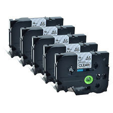 5 x kompatible Brother TZe-141, (TZ141) P-Touch, schwarz auf klar, 18mm x 8m, laminiert 5 x kompatible Brother TZe-141, (TZ141) P-Touch, schwarz auf klar, 18mm x 8m, laminiert