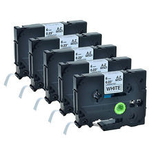 5 x kompatible Brother TZe-211, ( TZ211) P-Touch, schwarz auf weiss, 6mm x 8m, laminiert 5 x kompatible Brother TZe-211, ( TZ211) P-Touch, schwarz auf weiss, 6mm x 8m, laminiert