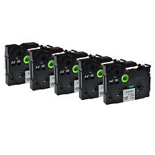 5 x kompatible Brother TZe-231, (TZ231) P-Touch, schwarz auf weiss, 12mm x 8m, laminiert 5 x kompatible Brother TZe-231, (TZ231) P-Touch, schwarz auf weiss, 12mm x 8m, laminiert
