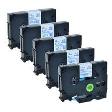 5 x kompatible Brother TZe-233, (TZ-233) P-Touch, blau auf weiss, 12mm x 8m, laminiert 5 x kompatible Brother TZe-233, (TZ-233) P-Touch, blau auf weiss, 12mm x 8m, laminiert