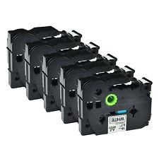 5 x kompatible Brother TZe-241, (TZ241) P-Touch, schwarz auf weiss, 18mm x 8m, laminiert 5 x kompatible Brother TZe-241, (TZ241) P-Touch, schwarz auf weiss, 18mm x 8m, laminiert