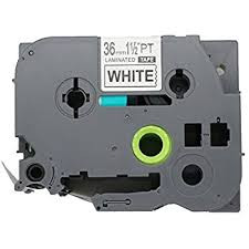 Brother P-Touch, schwarz auf weiss, 36mm x 8m, laminiert, TZe-261, (TZ261) Brother P-Touch, schwarz auf weiss, 36mm x 8m, laminiert, TZe-261, (TZ261)