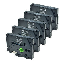 5 x kompatible Brother TZe-335, (TZ335) P-Touch, weiss auf schwarz, 12mm x 8m, laminiert 5 x kompatible Brother TZe-335, (TZ335) P-Touch, weiss auf schwarz, 12mm x 8m, laminiert