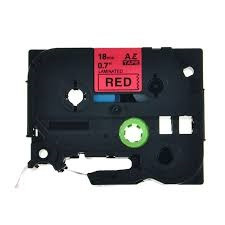 Brother P-Touch, schwarz auf rot, 18mm x 8m, laminiert, TZe-441, (TZ441) Brother P-Touch, schwarz auf rot, 18mm x 8m, laminiert, TZe-441, (TZ441)