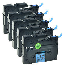 5 x kompatible Brother TZe-521, (TZ521) P-Touch, schwarz auf blau, 9mm x 8m, laminiert 5 x kompatible Brother TZe-521, (TZ521) P-Touch, schwarz auf blau, 9mm x 8m, laminiert