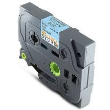 Brother P-Touch, schwarz auf blau, 9mm x 8m, laminiert, TZe-521, (TZ521) Brother P-Touch, schwarz auf blau, 9mm x 8m, laminiert, TZe-521, (TZ521)