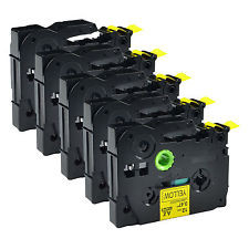 5 x kompatible Brother TZe-631, (TZ631) P-Touch, schwarz auf gelb, 12mm x 8m, laminiert 5 x kompatible Brother TZe-631, (TZ631) P-Touch, schwarz auf gelb, 12mm x 8m, laminiert
