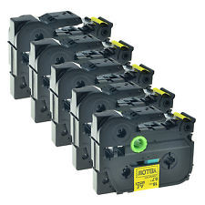 5 x kompatible Brother TZe-641, (TZ641) P-Touch, schwarz auf gelb, 18mm x 8m, laminiert 5 x kompatible Brother TZe-641, (TZ641) P-Touch, schwarz auf gelb, 18mm x 8m, laminiert