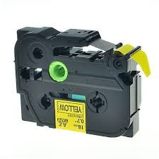 Brother P-Touch, schwarz auf gelb, 18mm x 8m, laminiert, TZe-641, (TZ641) Brother P-Touch, schwarz auf gelb, 18mm x 8m, laminiert, TZe-641, (TZ641)