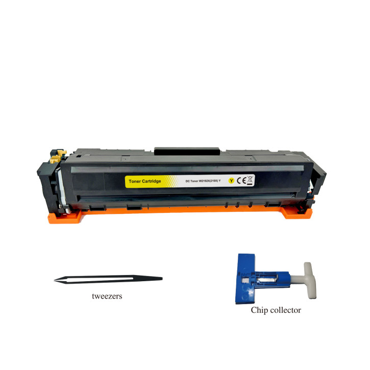 Toner-Patrone rebuilt HP (W2192X / 219X) Yellow, 2.500 Seiten, HP Color LaserJet Pro-3302DN/DNG/DW/DWE, MFP-3300, 3302 Series