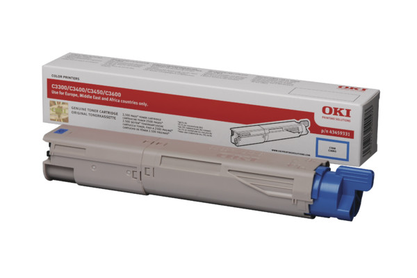 Original OKI Toner CYAN (43459331) (Sonderaktion)