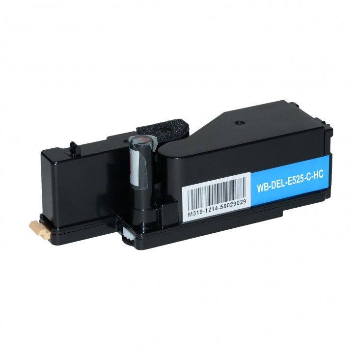 Toner-Patrone rebuilt Dell (593-BBLL), Cyan, für Dell E 525 W