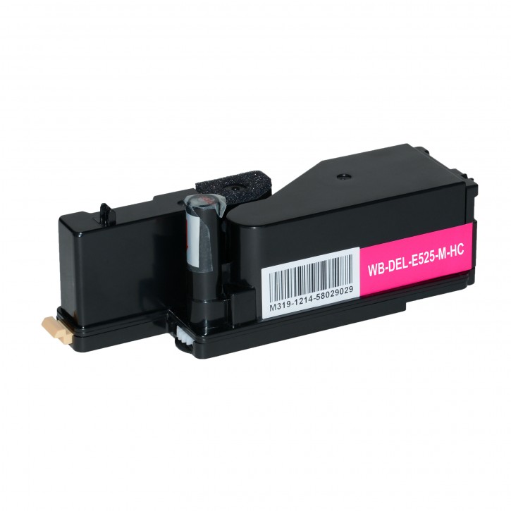 Toner-Patrone rebuilt Dell (593-BBLZ), Magenta, für Dell E 525 W